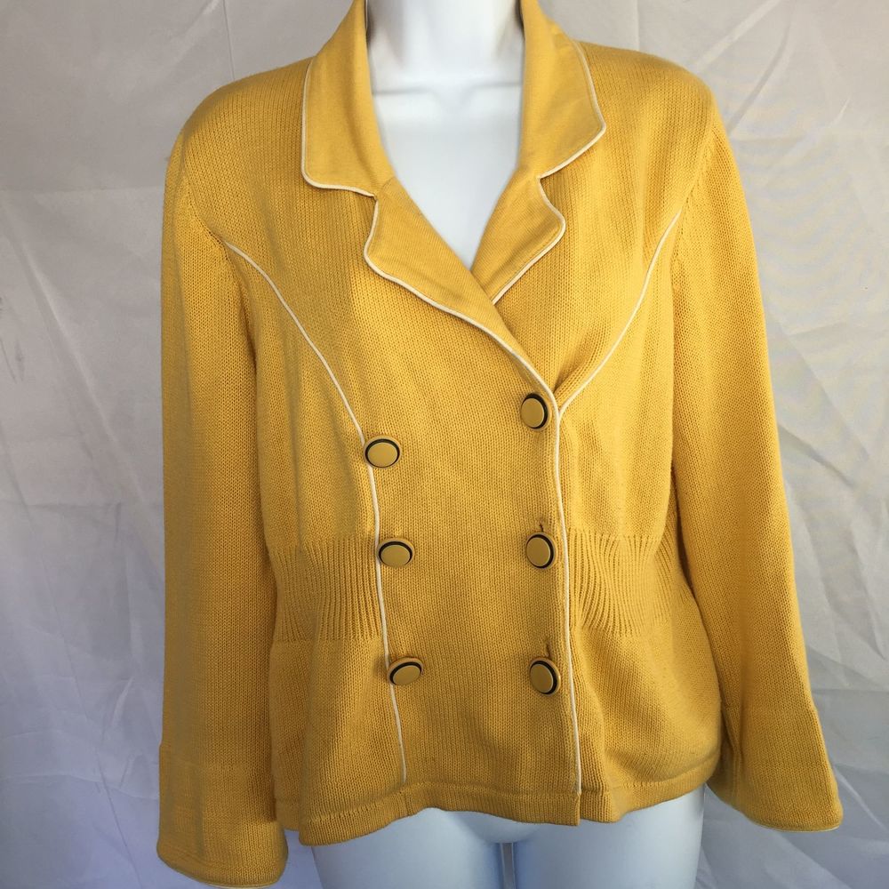 Anthropologie Sparrow Yellow Cardigan Jacket